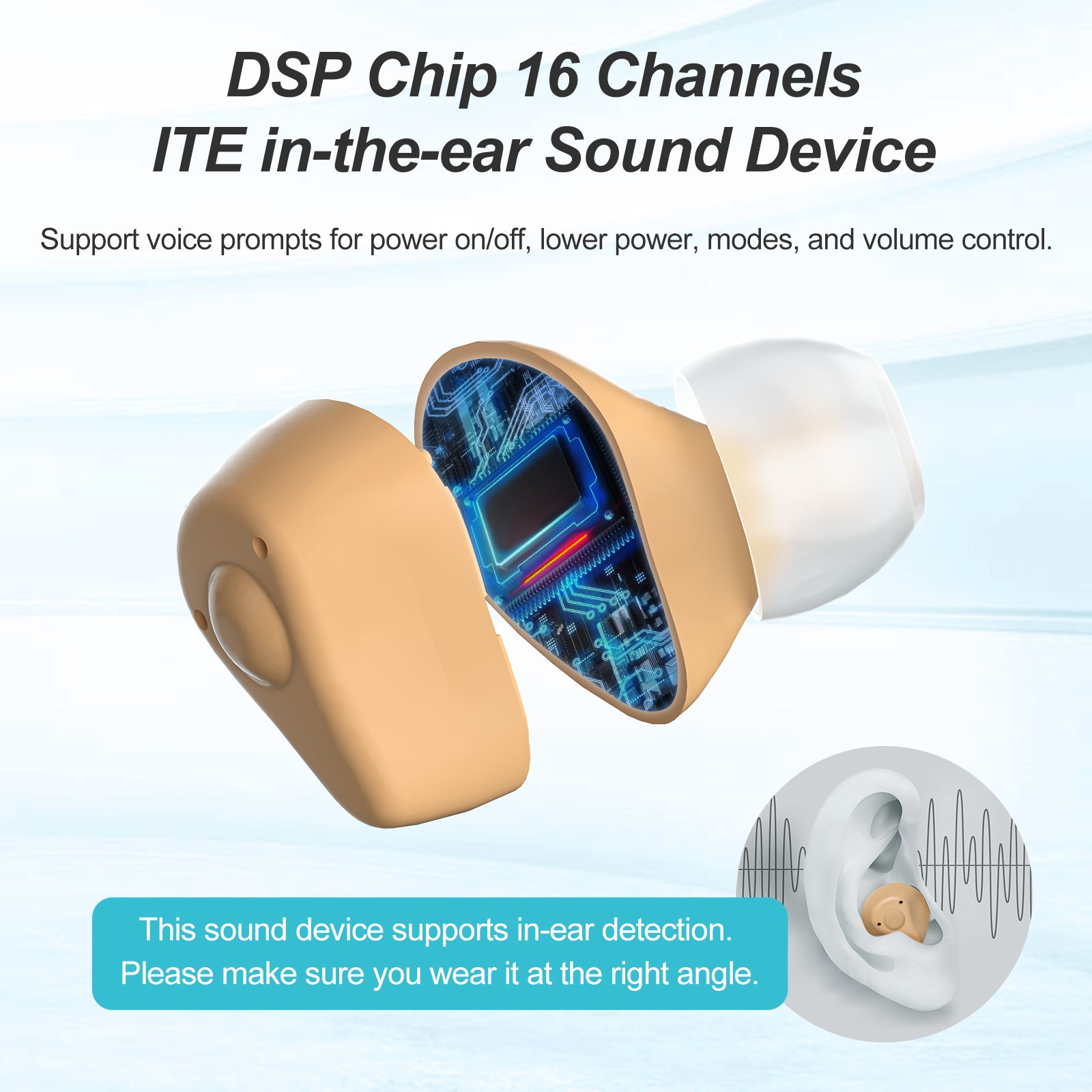 AuyeeSnc In-Ear ITE Rechargeable Hearing Aid – Auyeesnc